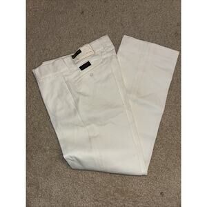 Vintage Youth Dee Cee Fun Fashion Twills Size 12 White NWT Irregular